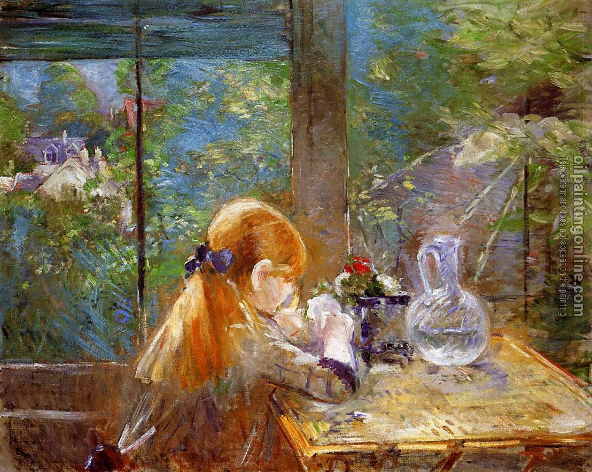 Morisot, Berthe - On the Veranda
